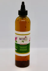 Nature's jewelz deep root botanical hair oil side view