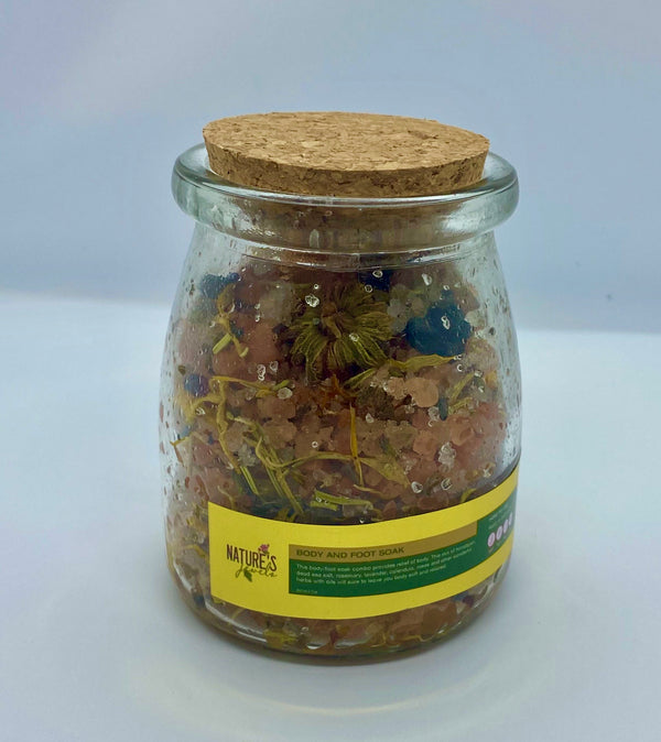 Nature's jewelz mineral body & foot soak upright