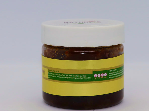 Nature's jewelz edible lip scrub upright