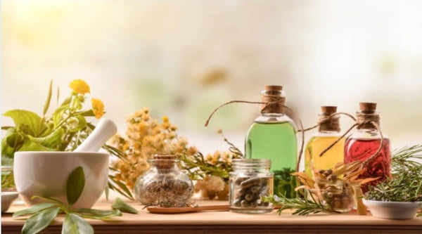 herbal oil fusion for hair Nature's Jewelz standing